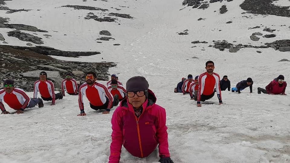 Yoga Diwas 2022, Pm Modi Yoga Photos, says, Yoga brings peace for us