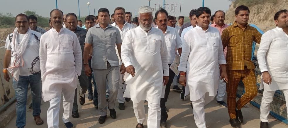 Kanpur Dehat : Amarhat Pump Canal Scheme was inspected by Jal Shakti Minister Swatantra Dev, said - will start soon