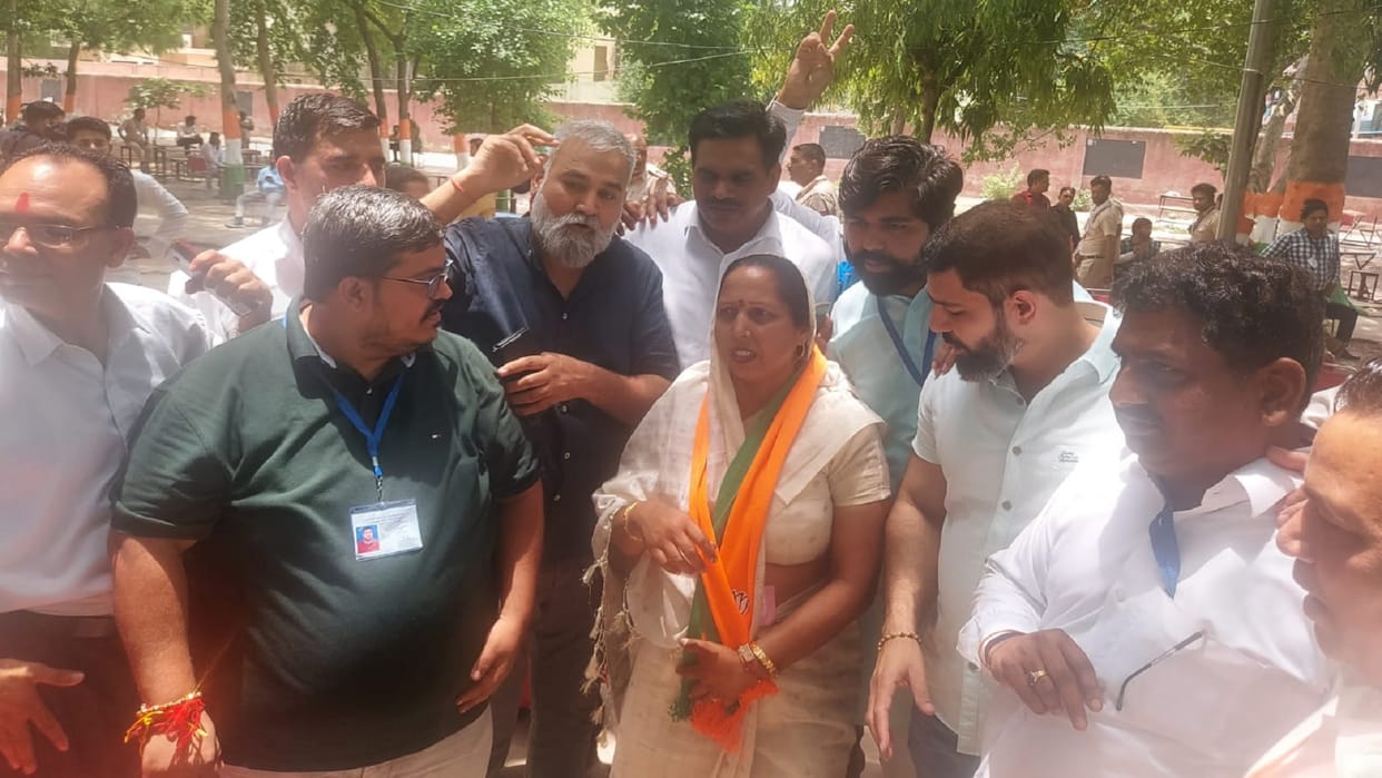 bjp candidate anju devi wins municipal council election in Gurugram Sohna