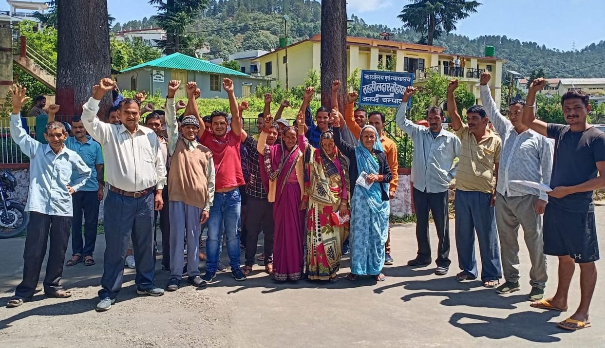 Less Water Supply in Lohaghat Champawat
