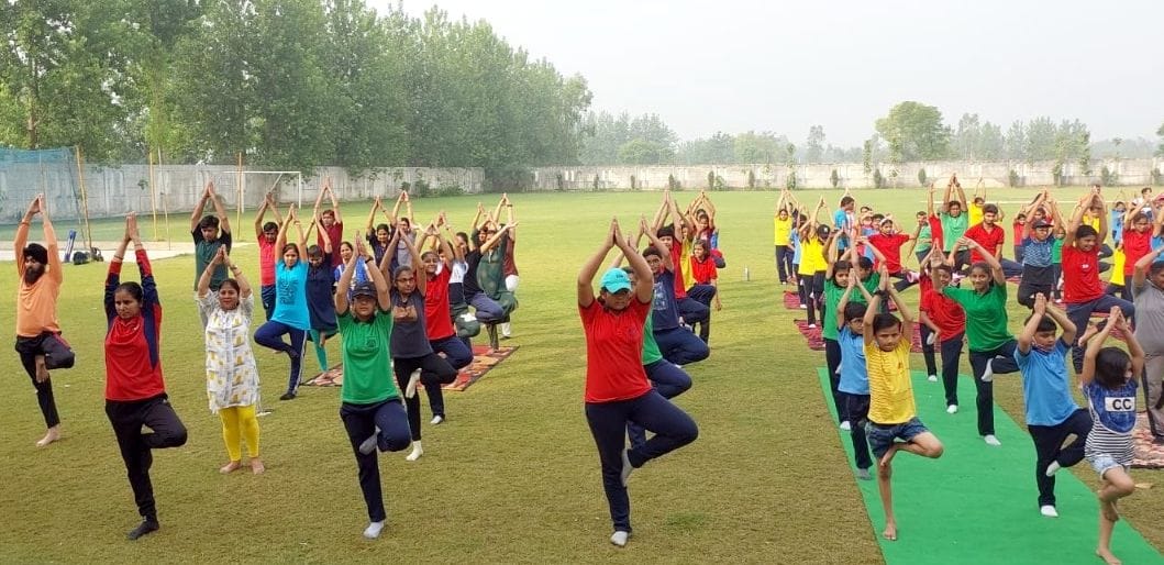 Emphasis on making yoga part of the routine