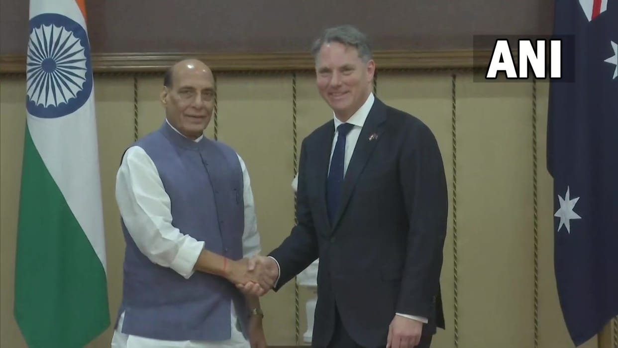 Rajnath Singh Meeting With Australian Defence Minister Richard Marles Today News In Hindi