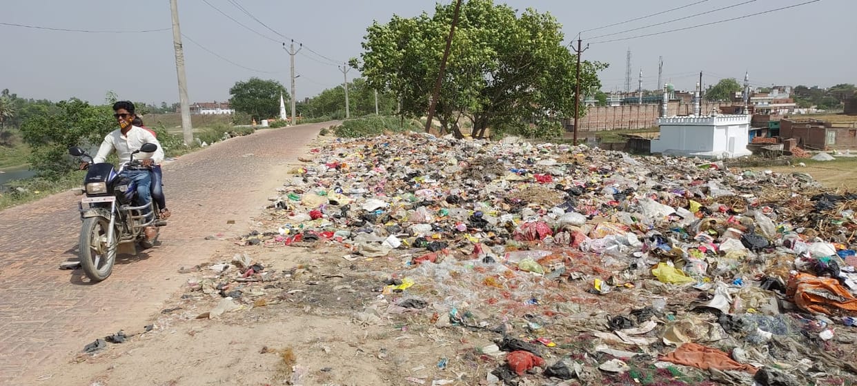 Road made dumping ground