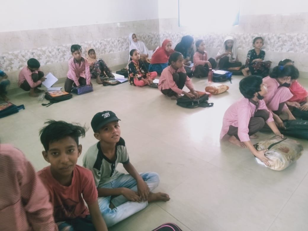 Government education is in trouble, Mother is taking care of classes
