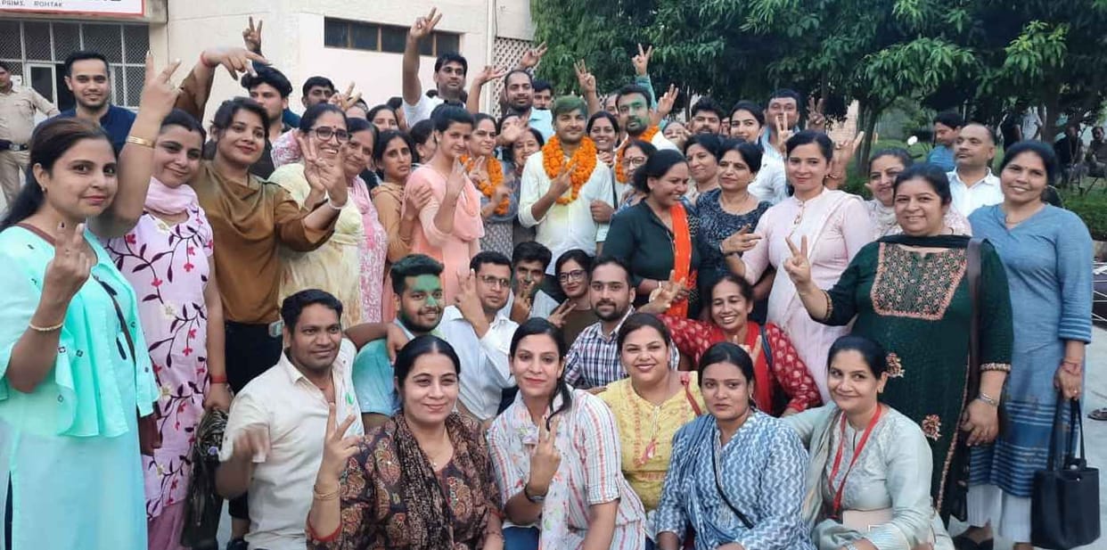 Vikas Phogat became the head of PGI Nursing Association