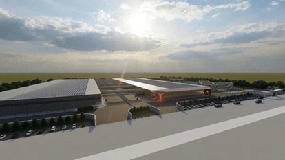 Electric two-wheeler manufacturer Okinawa Autotech launches its third manufacturing facility mega factory in Karoli Rajasthan okinawa manufacturing plant in india