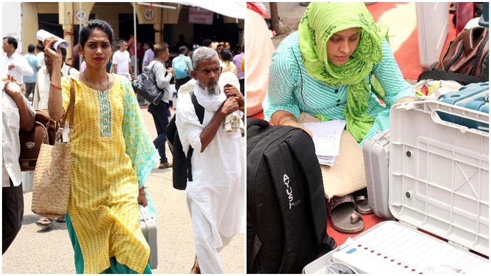 rampur lok sabha bypoll voting held on 23 june polling parties reached the booths