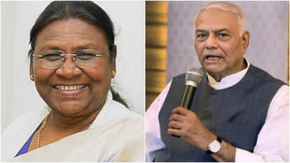 द्रोपदी मुर्मू-यशवंत सिन्हा