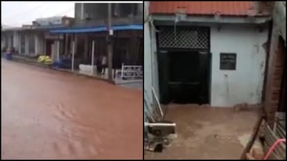 Jammu Kashmir Weather update heavy Rain in plain areas and snowfall in hilly areas  schools closed in Anantnag and Baramulla