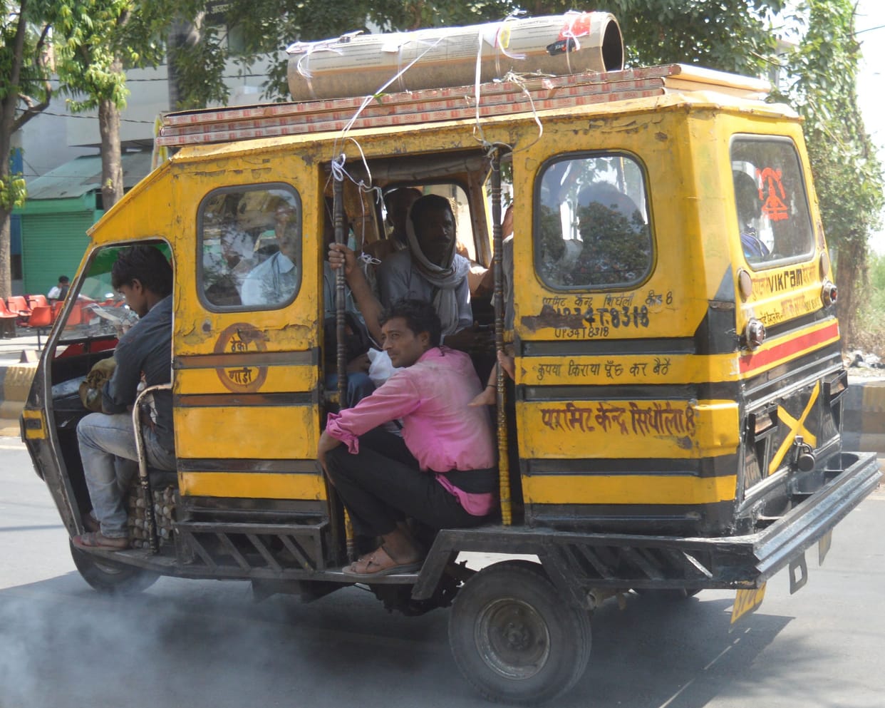Carrying passengers like luggage