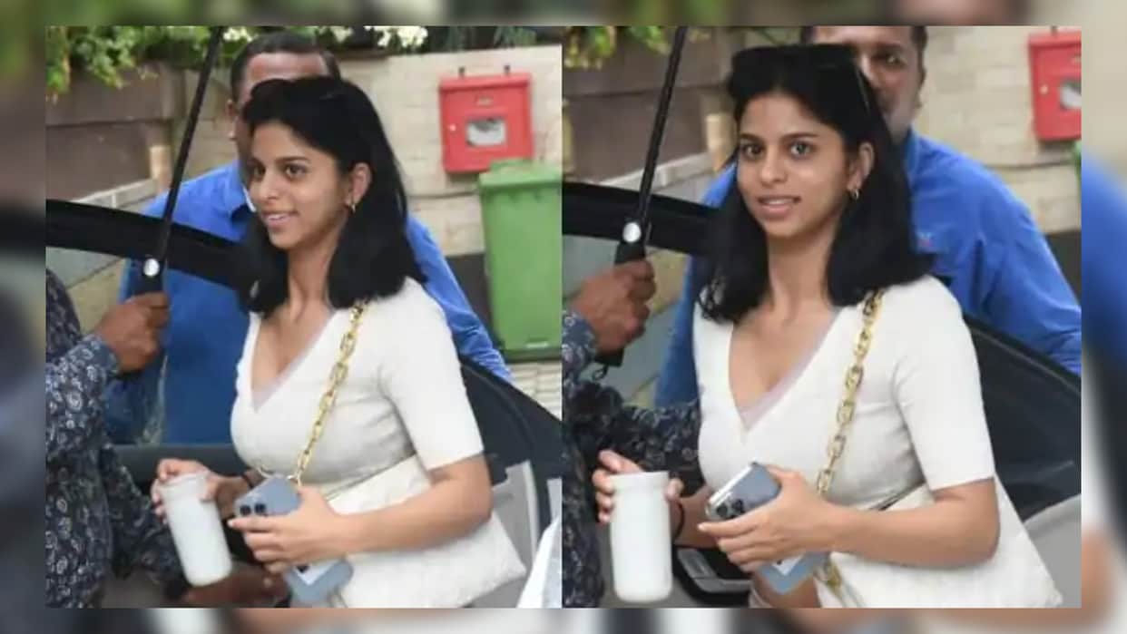 Shahrukh Khan Daughter Suhana Khan Avoids Paparazzi camera video went viral on social media
