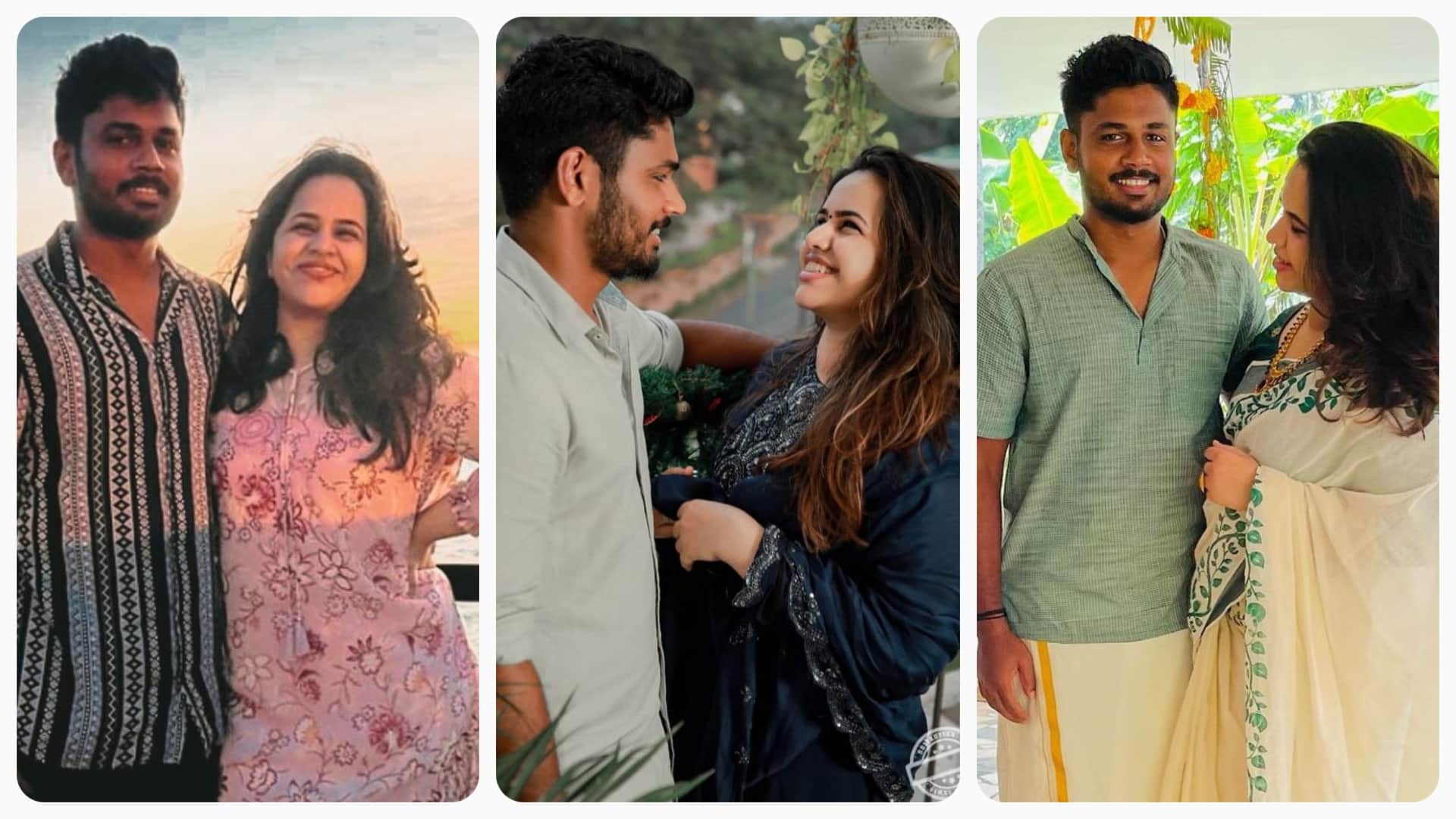 Sanju Samson wife charulatha love story love and dating before marriage with classmate for five years see pictures