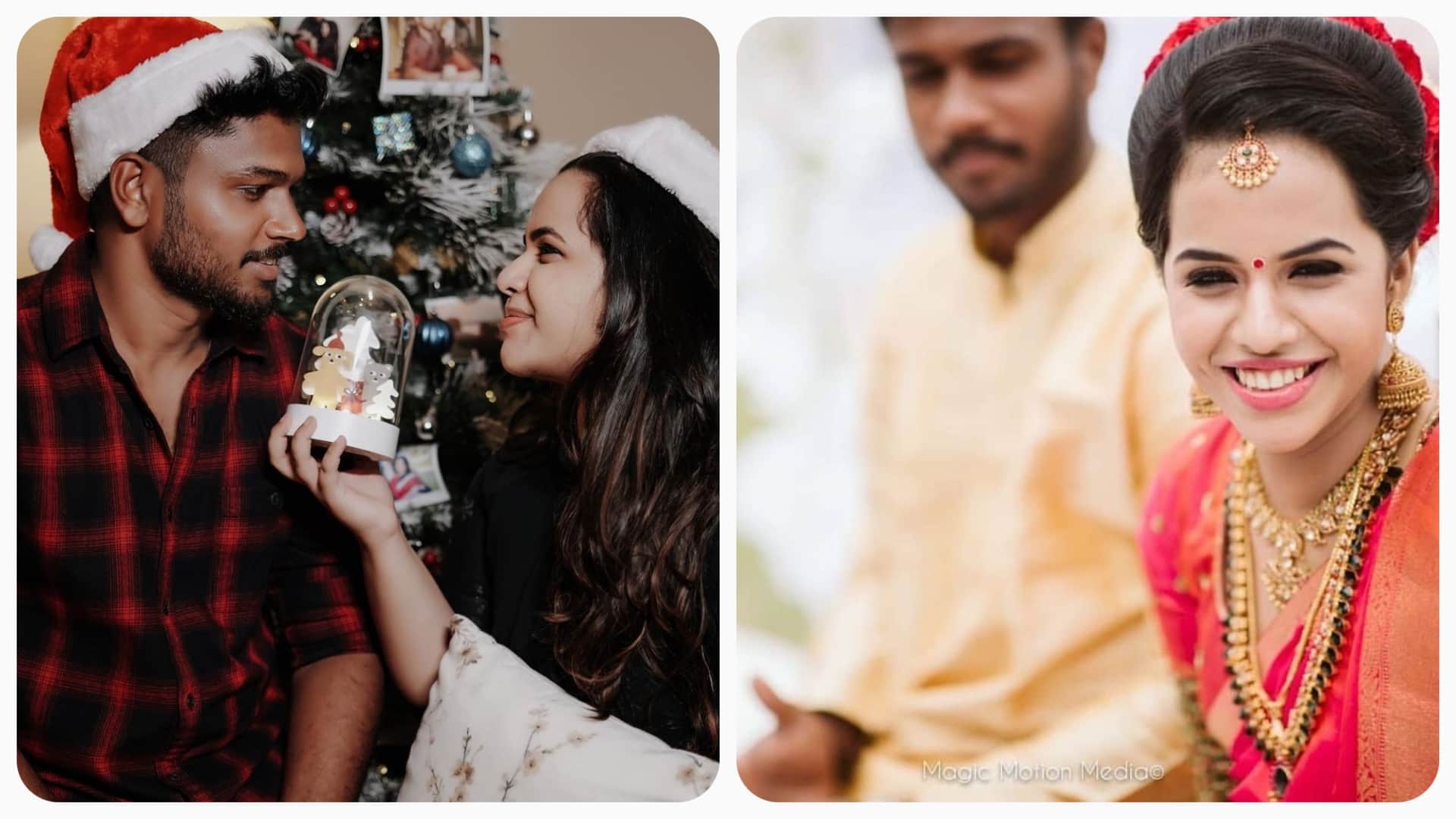 Sanju Samson wife charulatha love story love and dating before marriage with classmate for five years see pictures