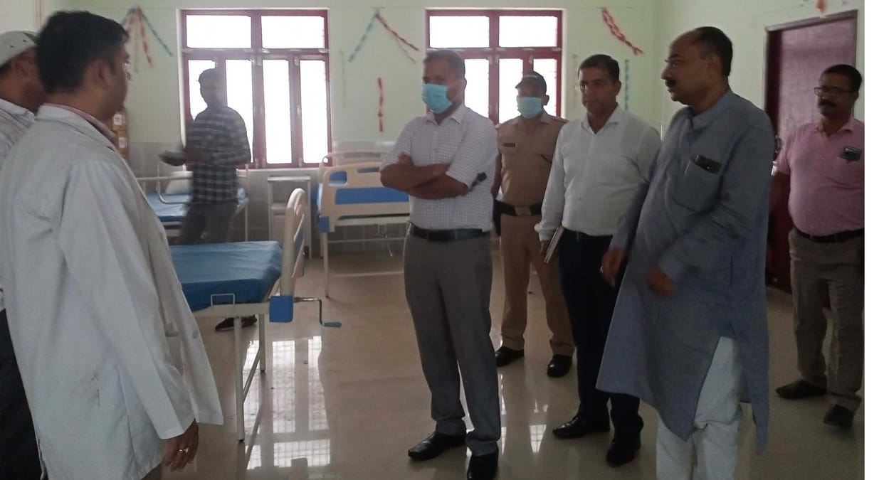 Inspection of SDH Tanakpur By DM Champawat