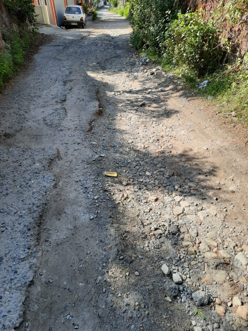 20 Lakhs Rupees go in vain in 400 meter road