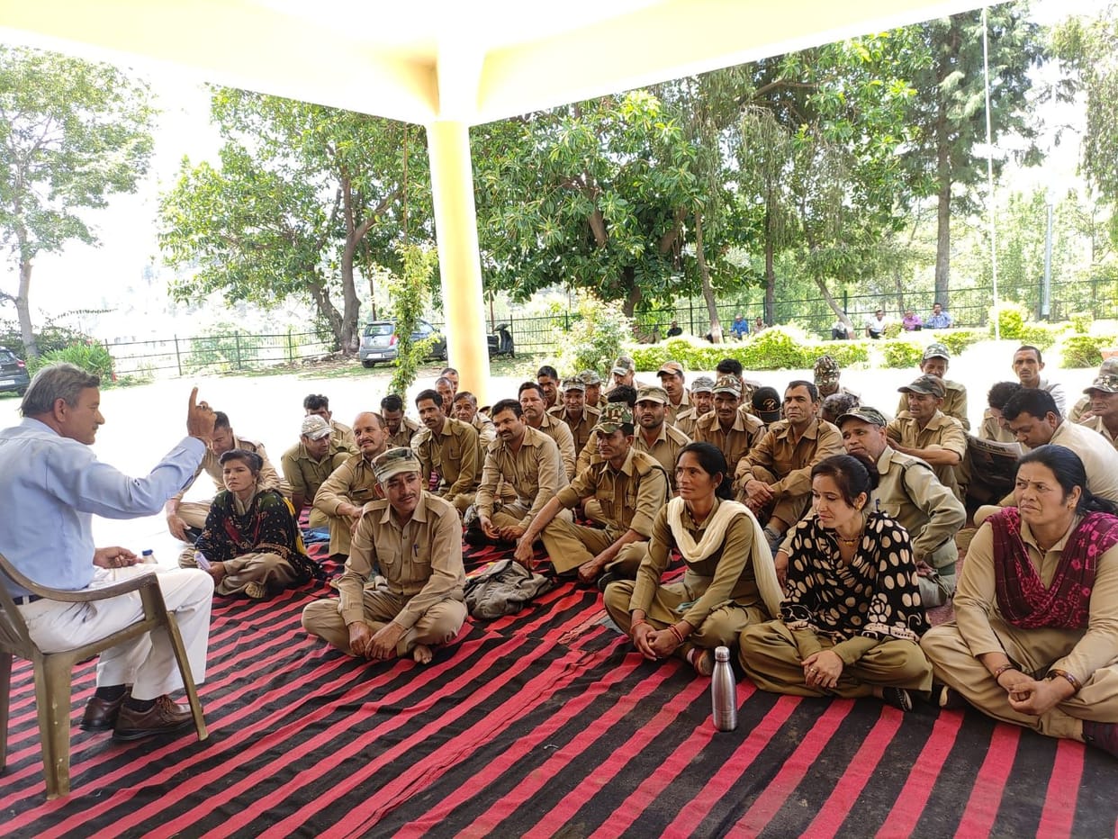 Protest For Salary Hike
