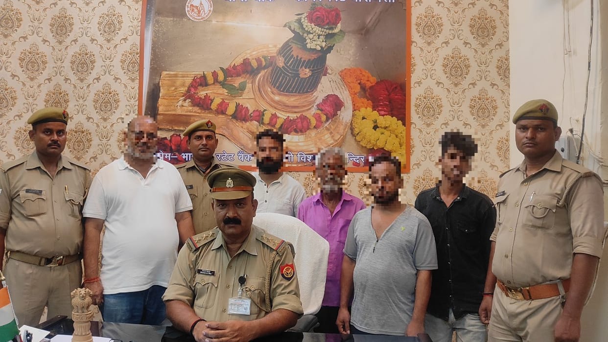 Attempts to disturb communal harmony in varanasi police arrested  five people with objectionable posters
