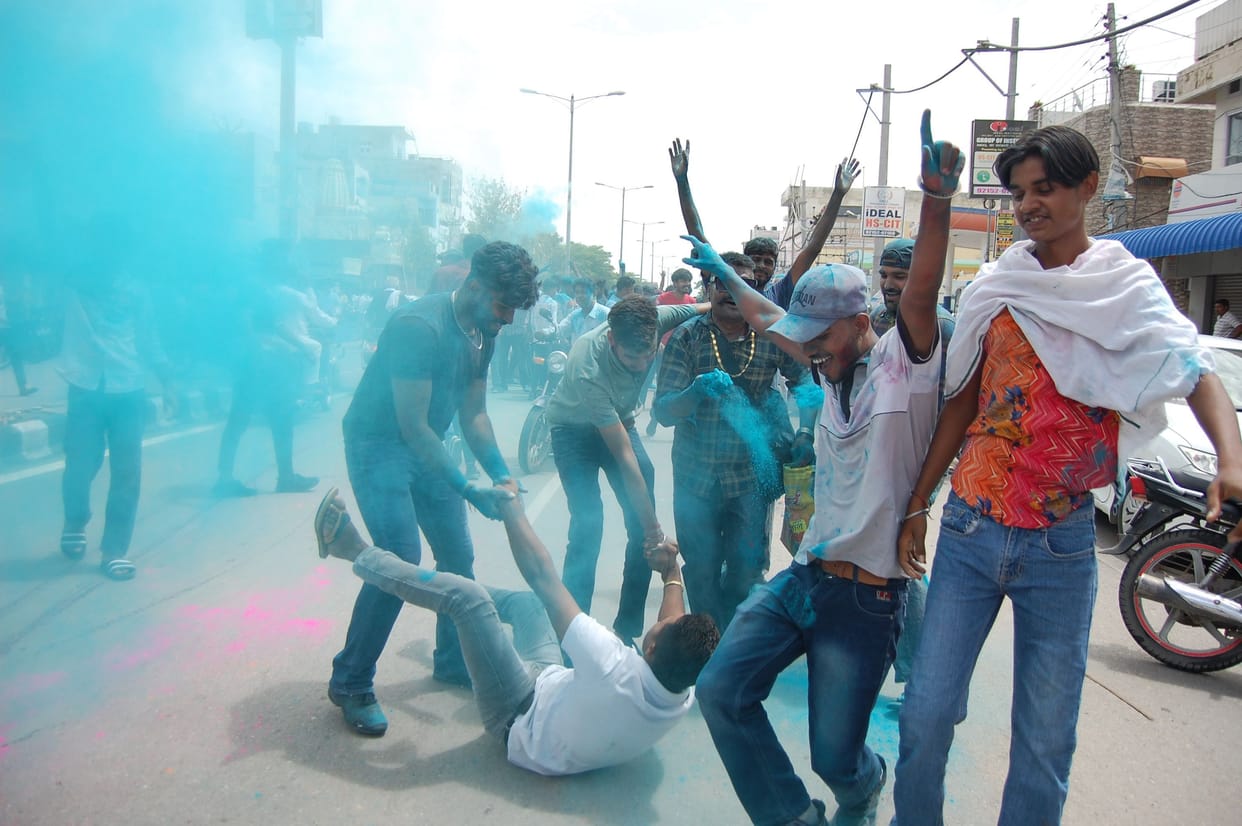 The drums kept playing in the joy of the victory of the councilors
