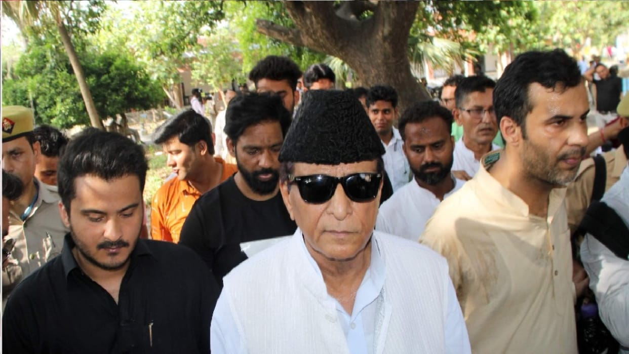 Azam Khan told the court that he was implicated in a rivalry