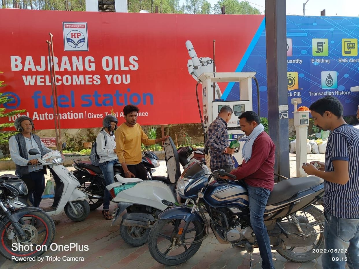 Petrol and Diesel Ends In Garud