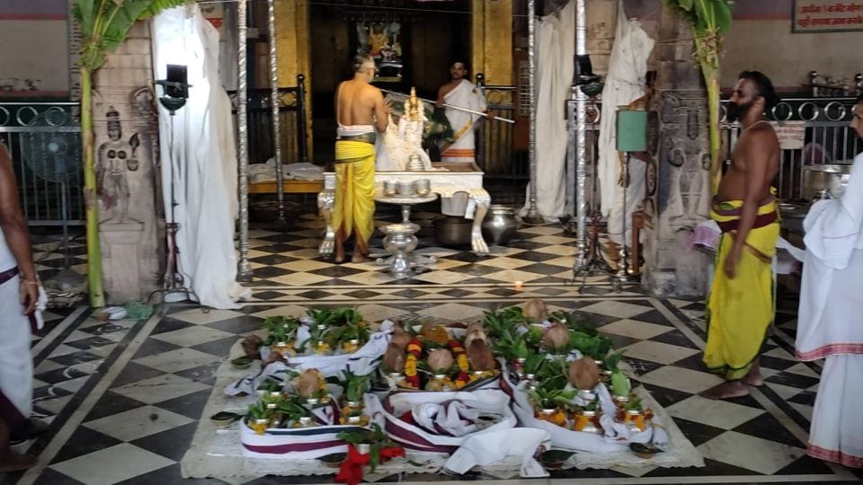 jyeshthabhishek celebration in Rangnath Temple Vrindavan