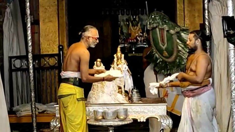 jyeshthabhishek celebration in Rangnath Temple Vrindavan