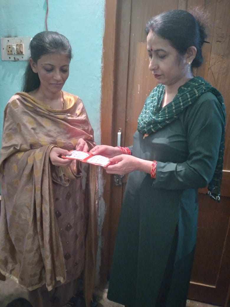 Distributed zinc and ORS packets from door to door