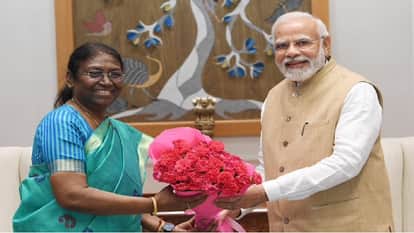 NDA Presidential candidate Droupadi Murmu meets PM Modi