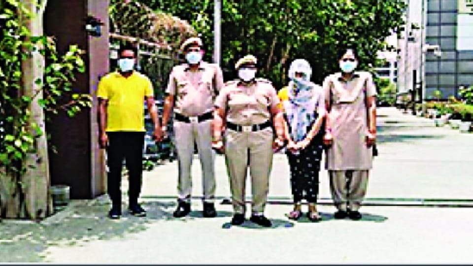 Delhi International gang cheating in the name of sending abroad busted three including couple arrested