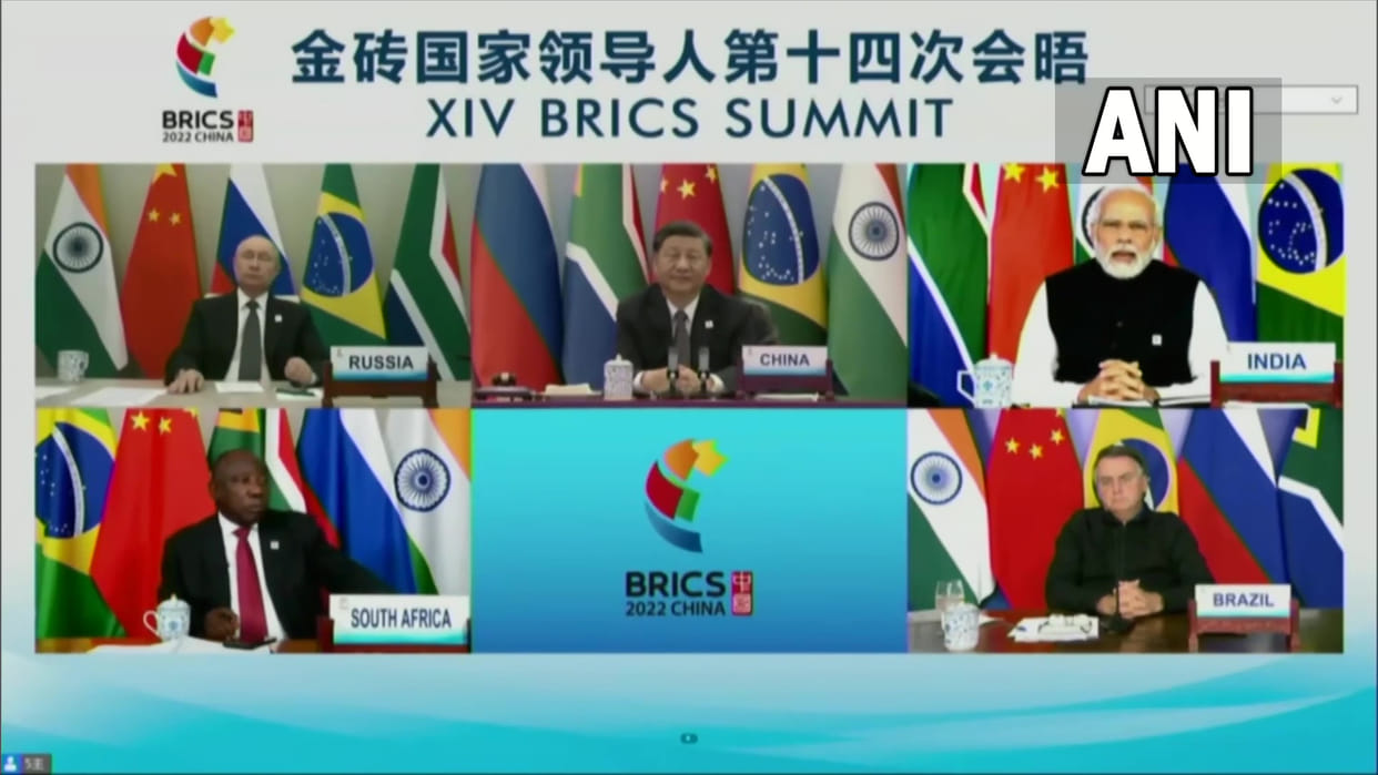 PM Narendra Modi at the 14th BRICS Summit BRICS members have a similar approach regarding the governance of the global economy