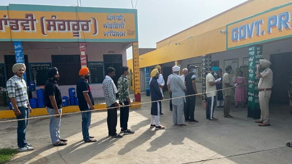 Final Polling Figures of Sangrur By Election Released voting percentage in sangrur upchunav news in hindi