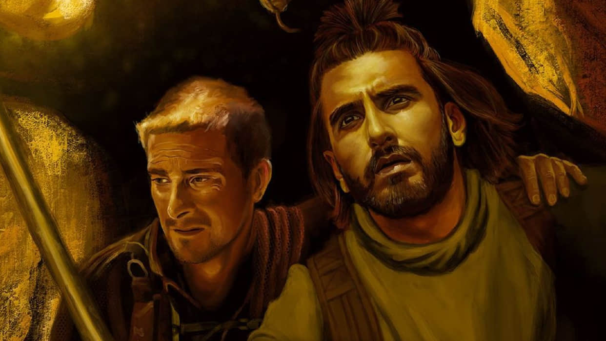 Ranveer Singh Adventure Show Ranveer VS Wild with Bear Grylls trailer release tomorrow on Netflix