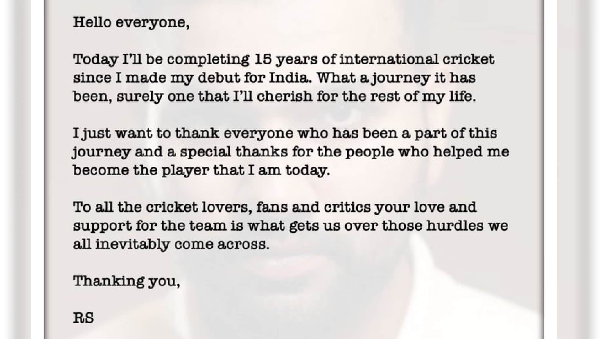 Rohit Sharma International Debut of 15 Years in Cricket Shares a Special Note See in Photos News in Hindi