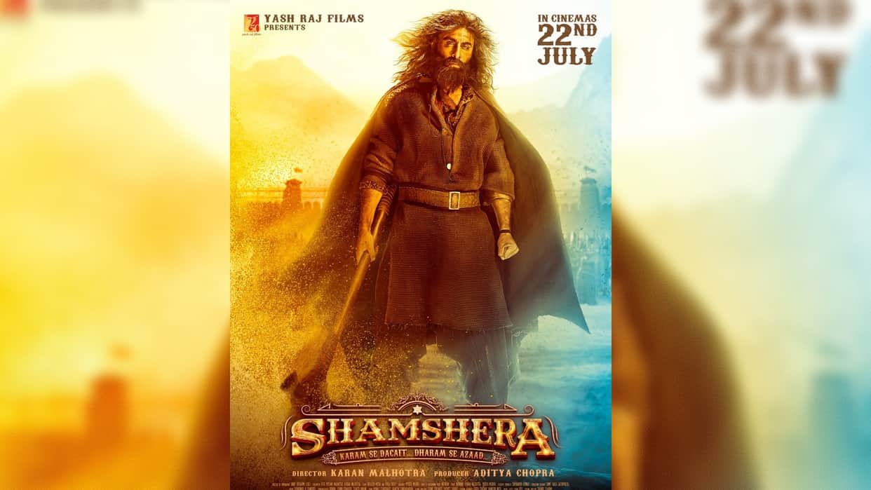 Shamshera New poster out ranbir kapoor film release date shamshera trailer