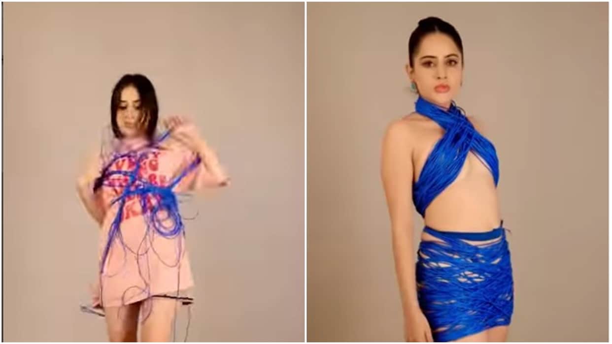 Urfi Javed was seen in a dress made of electric wire netizens said she had no clothes to wear