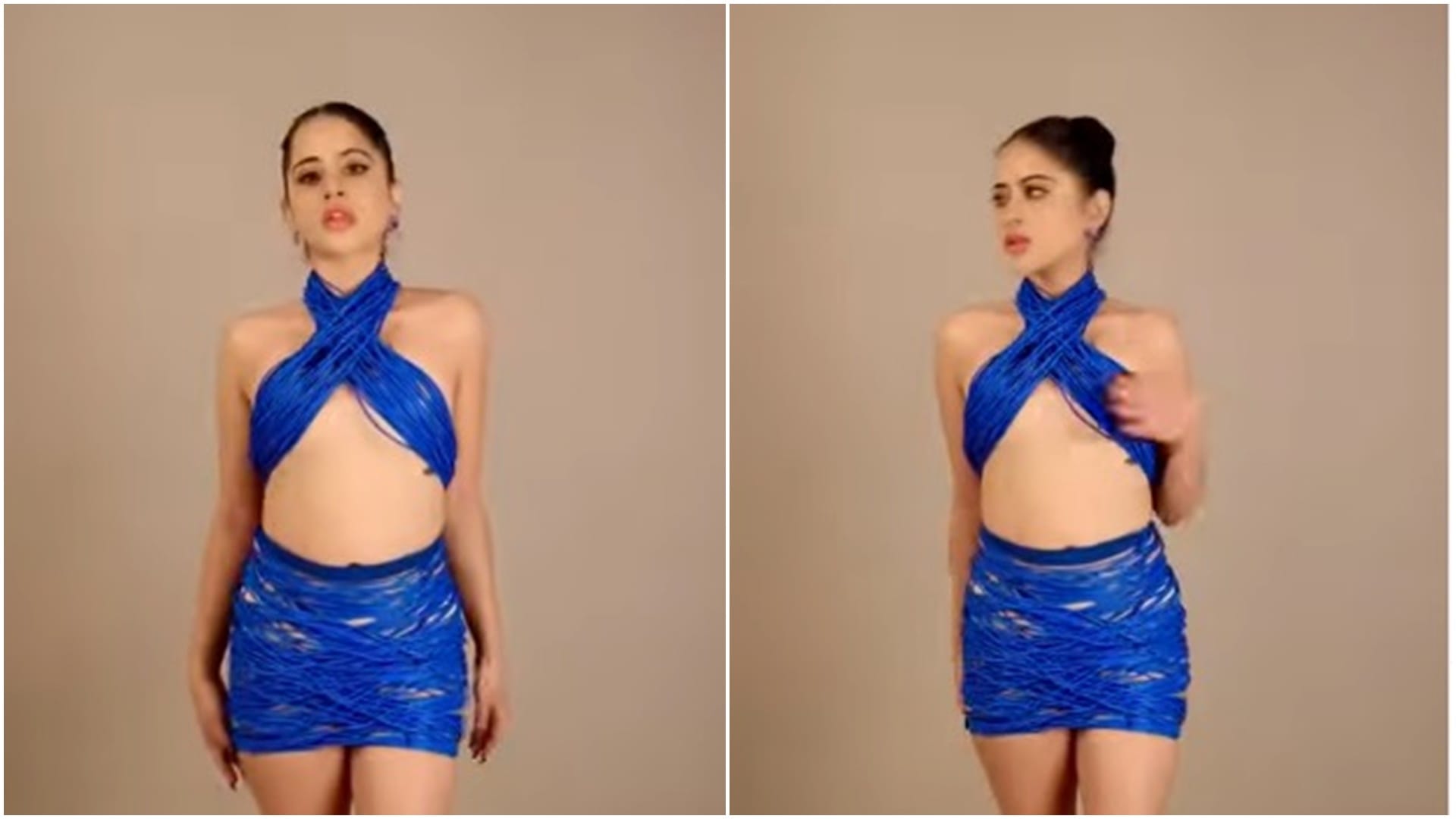 Urfi Javed was seen in a dress made of electric wire netizens said she had no clothes to wear