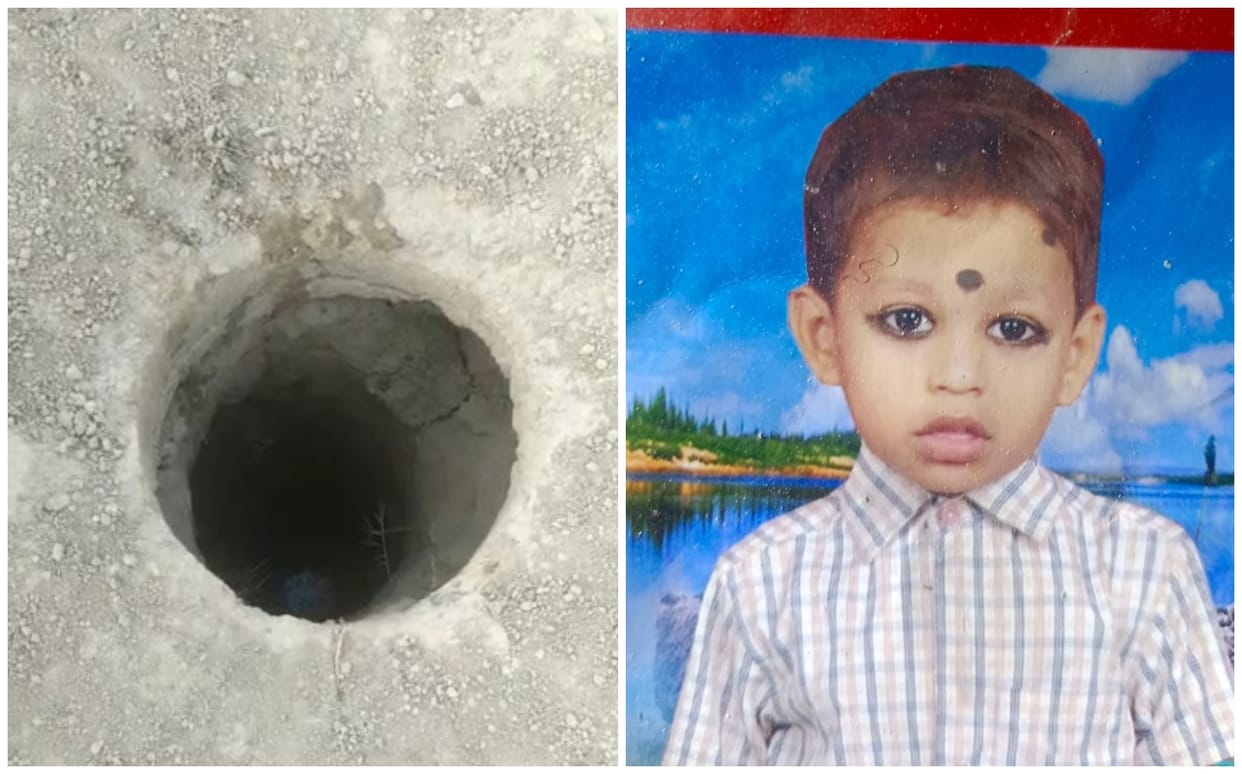 minor boy dies after falling into 200 feet deep borewell in Varanasi cousin also put his life at stake to save