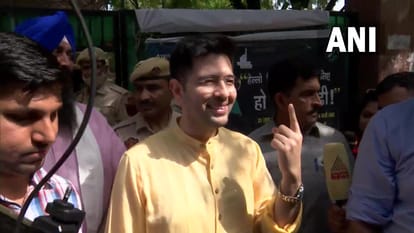 Rajinder Nagar Bypoll Voting continues for Rajinder Nagar by-election was vacant when AAP MLA Raghav Chadha went to Rajya Sabha