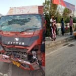 हाईवे पर दर्दनाक हादसा।