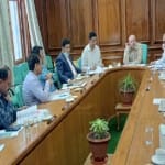 राष्ट्रपति चुनाव की तैयारियों पर बैठक।