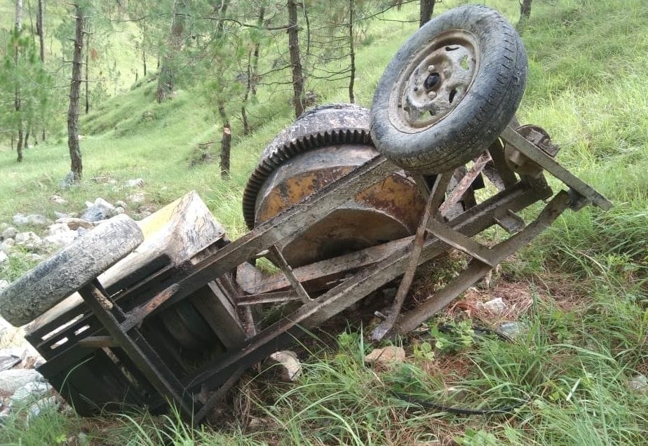 Machine Thrown In Trench