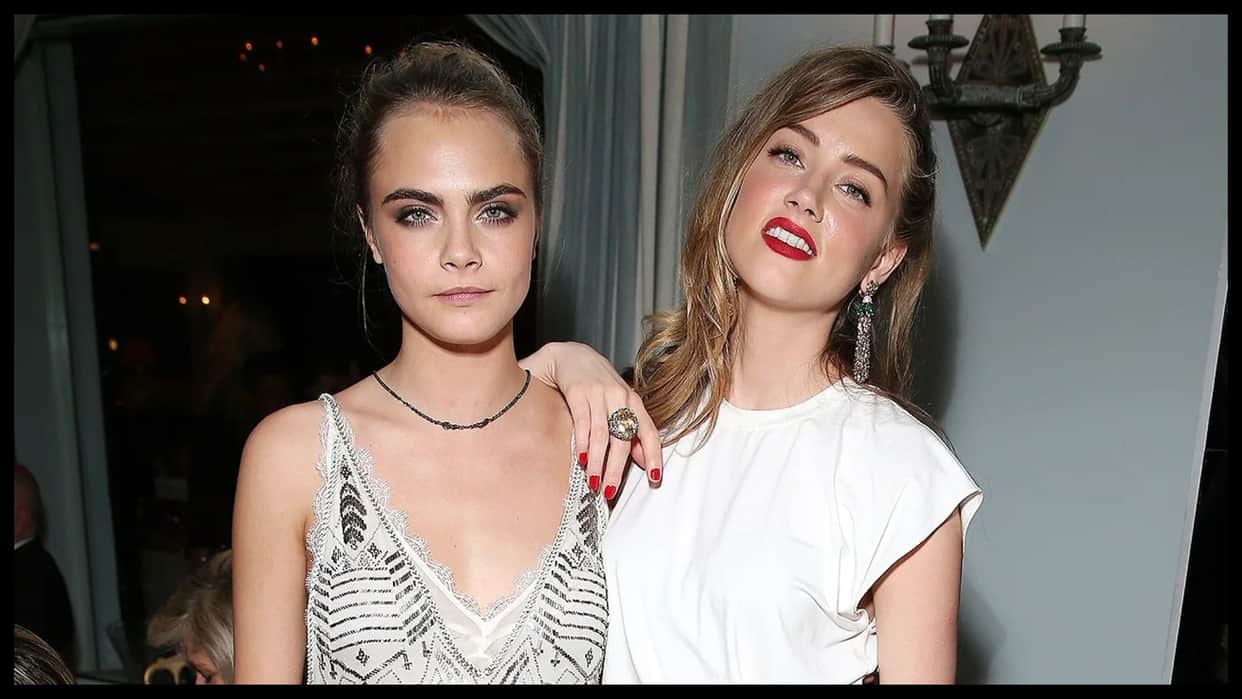 Amber Heard Leaked Video: Johnny Depp Ex Wife Kissing Clip With Cara Delevinge Goes Viral on internet
