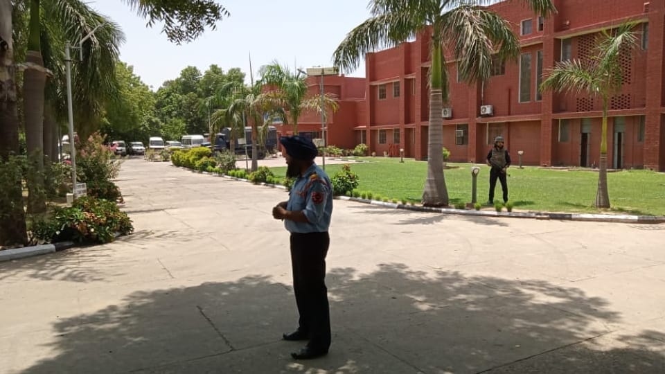 Mock Drill in Doordarshan Kendra of Chandigarh