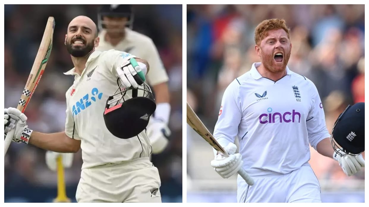 ENG vs NZ New Zealand Daryl Mitchell scored third consecutive century in the series England returned with Jonny Bairstow explosive century