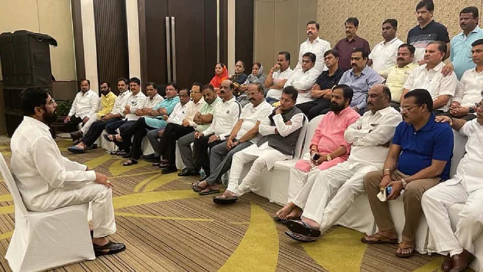 Rebel Sena MLAs gave slip to security personnel citing different reasons to reach Surat