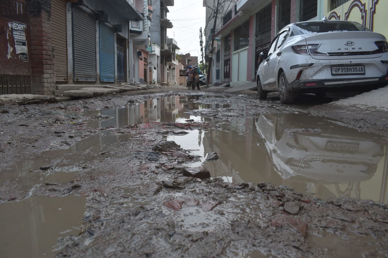 Budget shortfall, development of the city stalled