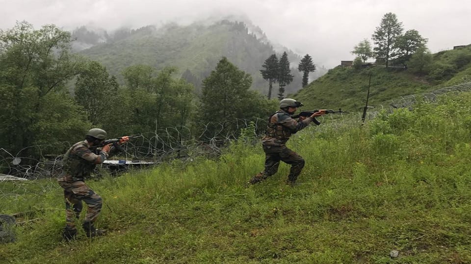 infiltration bid foiled by alert troops along LOC in Macchal Sector Kupwara terrorists killed in Jammu Kashmir