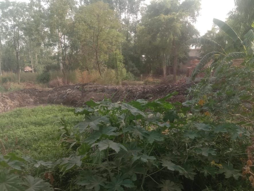 Pond land was not occupied