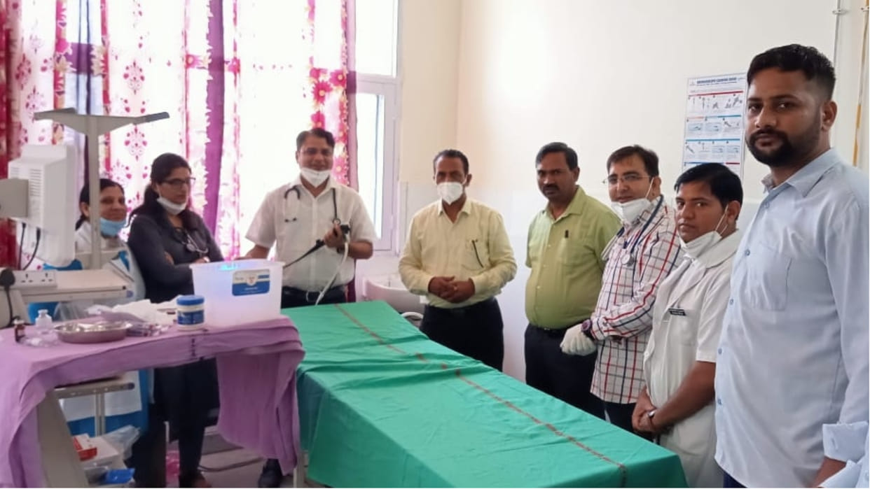Bronchoscopy test Facility started in Rewari Civil Hospital