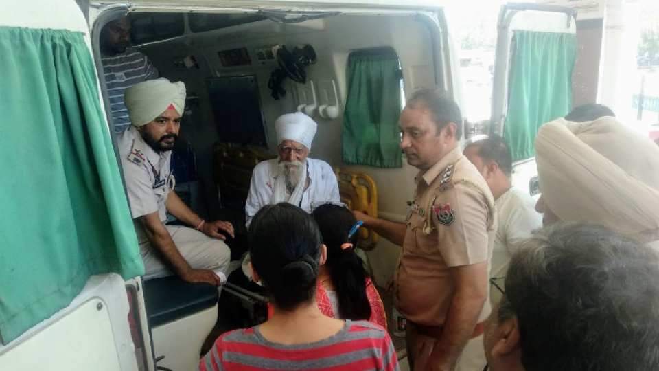 Train passed over elderly in Ludhiana of Punjab